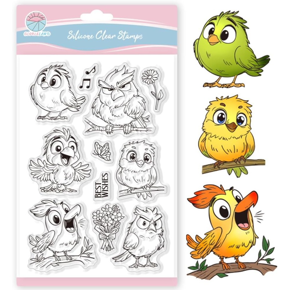 Artwork Craft - Grappige Vogel Clear Stempels voor Scrapbooking