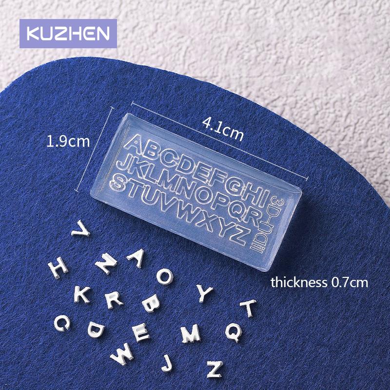 Art And Craft Letter Z - A-Z Letters Nail Art Siliconen 26