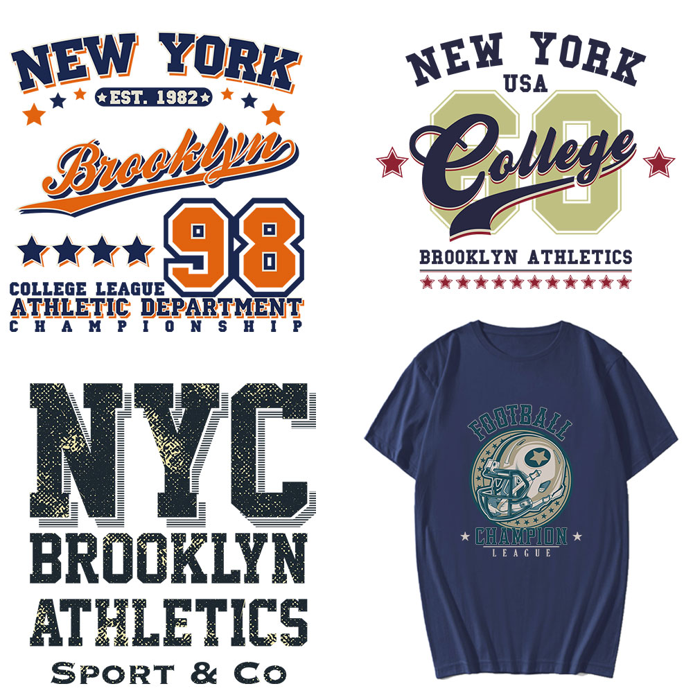 Art And Craft New York - New York Brooklyn opstrijkbare transferpatch thermische