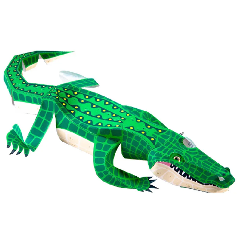 Art Craft With Cardboard - Alligator Krokodil Vouwen Origami Art Mini