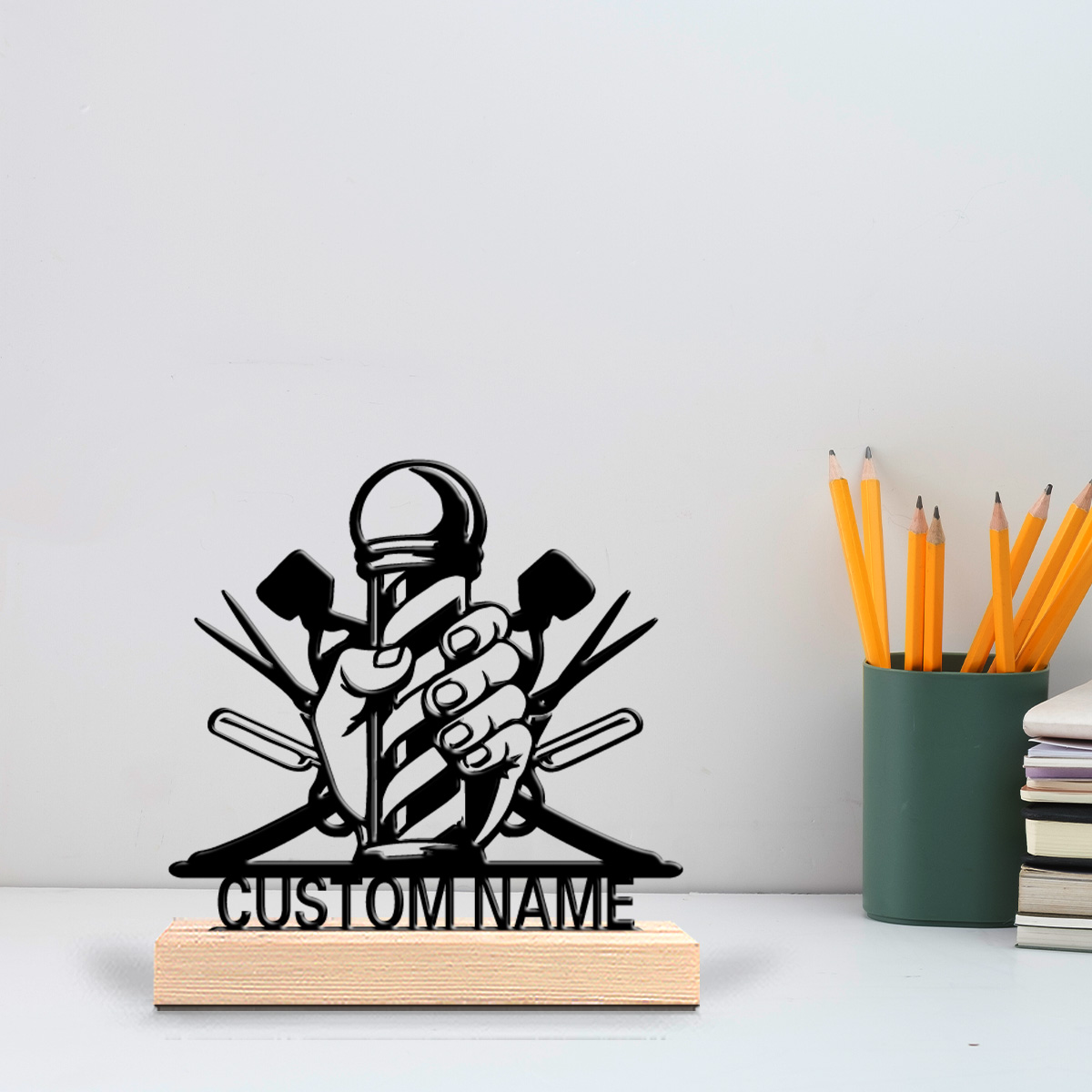 Art Craft Simple - 1 stuk eenvoudig kapper kapsel metalen