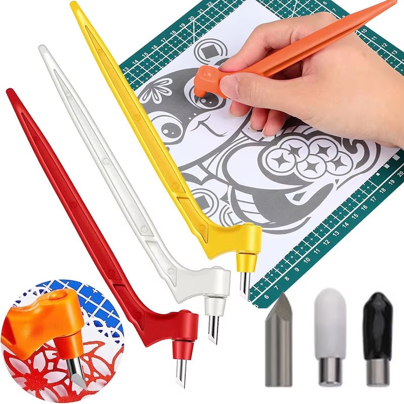 Art Craft Knife - 1/2/4/6set 360 ̊ Roterend Papier Kunst