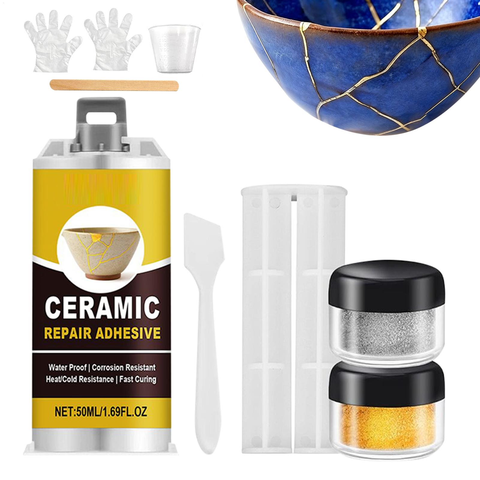 Art Craft Simple - Keramische porseleinen glaslijmset, effectieve kunstlijmset, sterke
