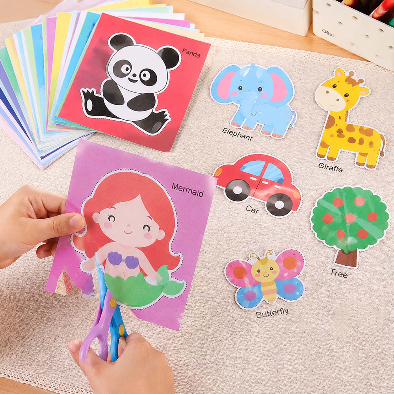 Art Craft Easy With Paper - Knutselpapier-snijset – Voorbedrukte gestanste vellen voor