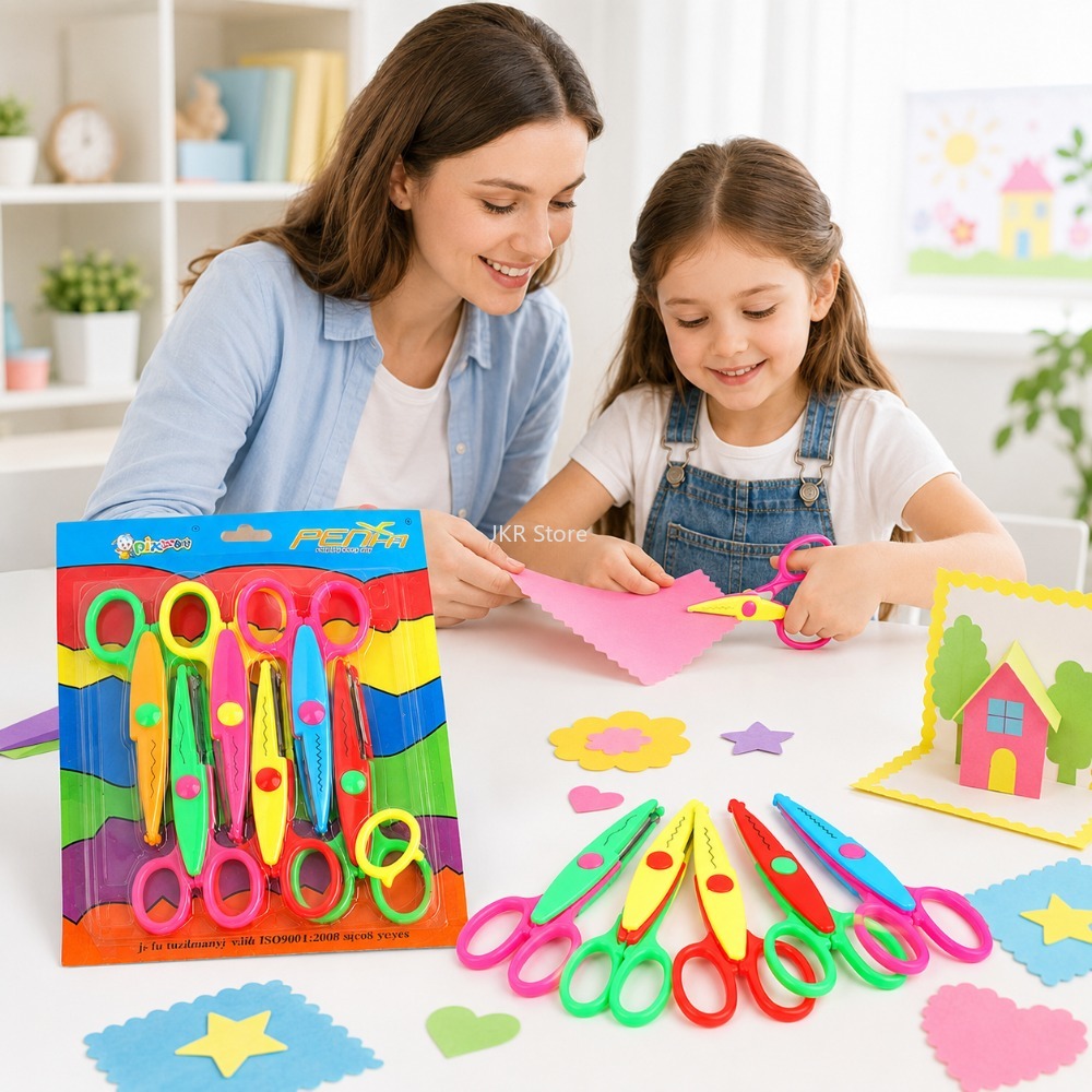 Art Craft Using Paper - Decoratieve Golvende Scharen 6 Stuks/Set PP