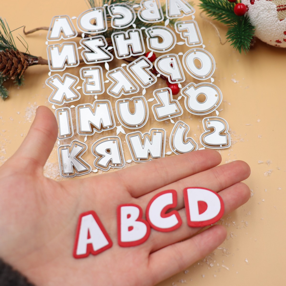 Art And Craft Letter Z - Letter A-z metalen stansmessen scrapbooking embossing