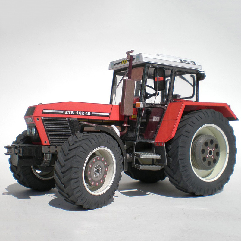 Art Craft With Cardboard - Zetor 162 45 Tractor 1:32 Tsjechische