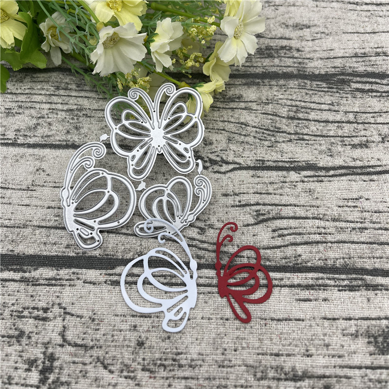 Art Craft Knife - Vlinder Bloem Metalen Snijden Sterven Sleutelhanger