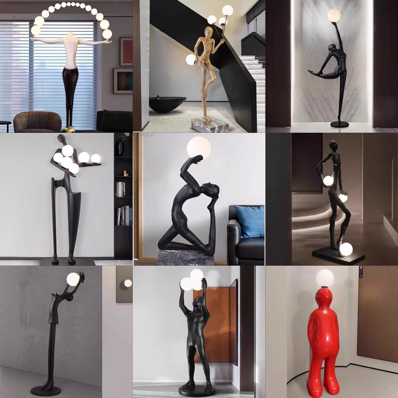 Art Craft Hotel - Woonkamer Vloerlamp Ambachten Hotel Verkoopkantoor Tentoonstellingshal
