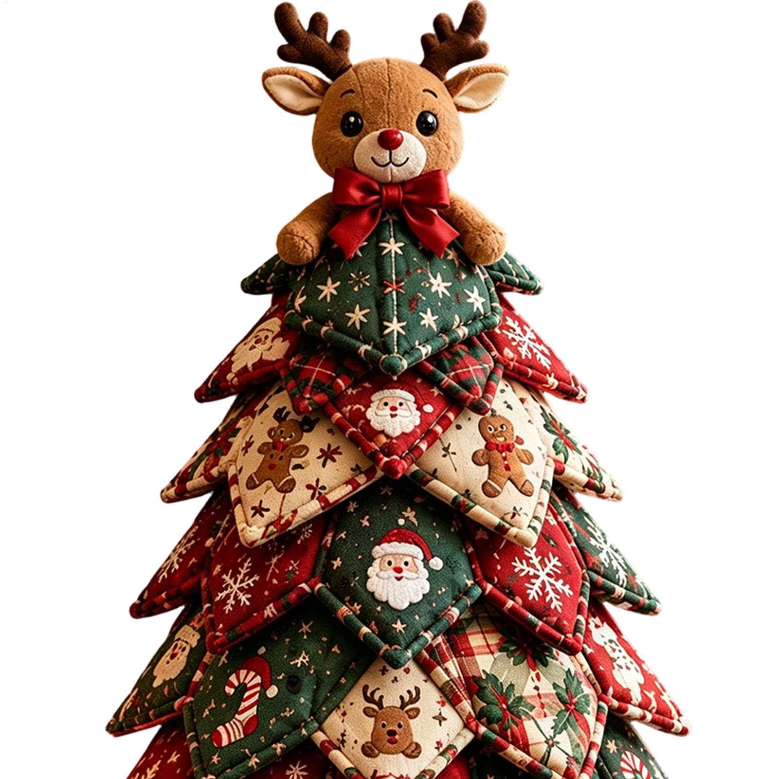 Art Craft Tree - Kerst Quilted Stoffen Kerstboom Kit 3D