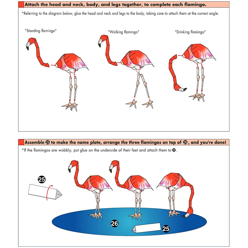 Caribbean Flamingo Vouwen Drie - Art Craft With Cardboard recensie en prijs