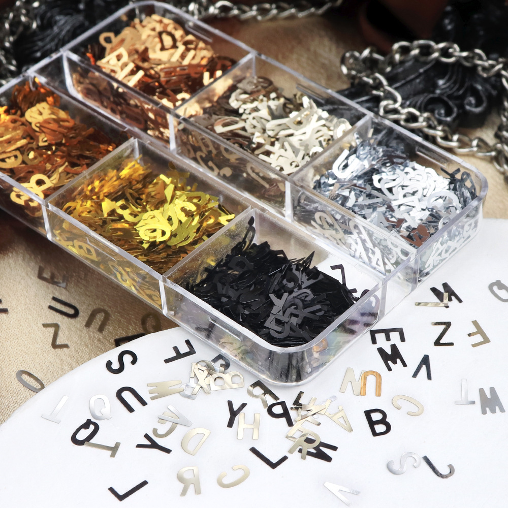 6-delige doos met metallic alf - Art And Craft Letter Z recensie en prijs