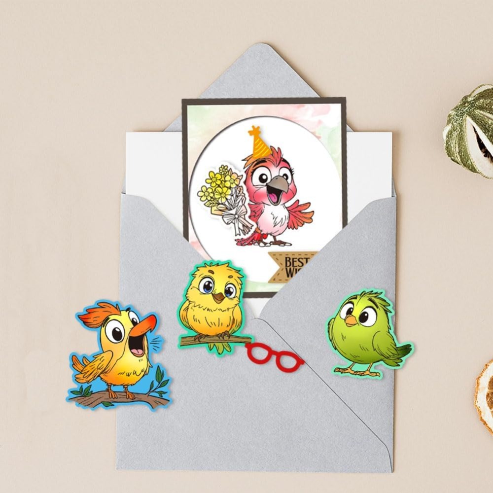 Grappige Vogel Clear Stempels  - Artwork Craft recensie en prijs