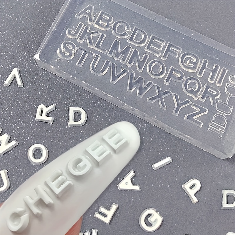 3D Letter Nail Art siliconen m - Art And Craft Letter Z recensie en prijs