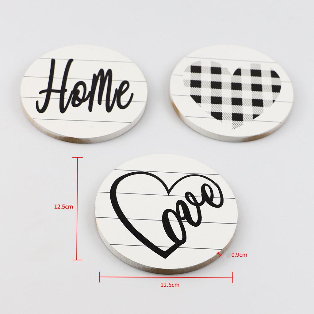 3 stuks houten 12,5 cm rustiek - Art Craft Hotel recensie en prijs