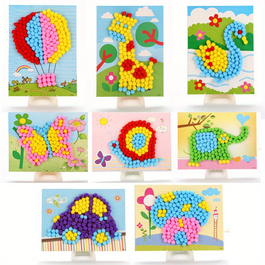 2 stks 16x21 cm Kleurrijke Pom - Art Craft Handmade recensie en prijs