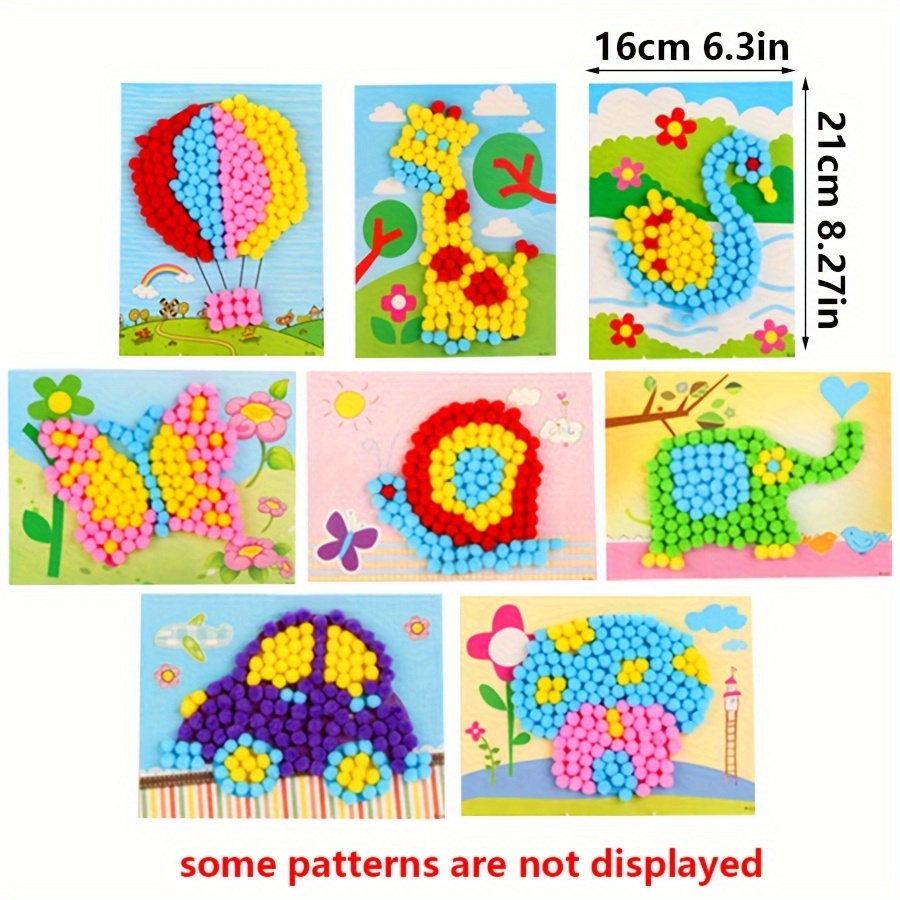 2 stks 16x21 cm Kleurrijke Pom - Art Craft Handmade recensie en prijs