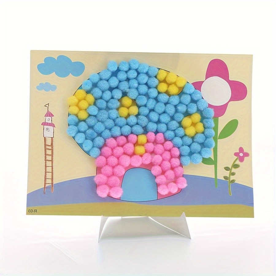 2 stks 16x21 cm Kleurrijke Pom - Art Craft Handmade recensie en prijs