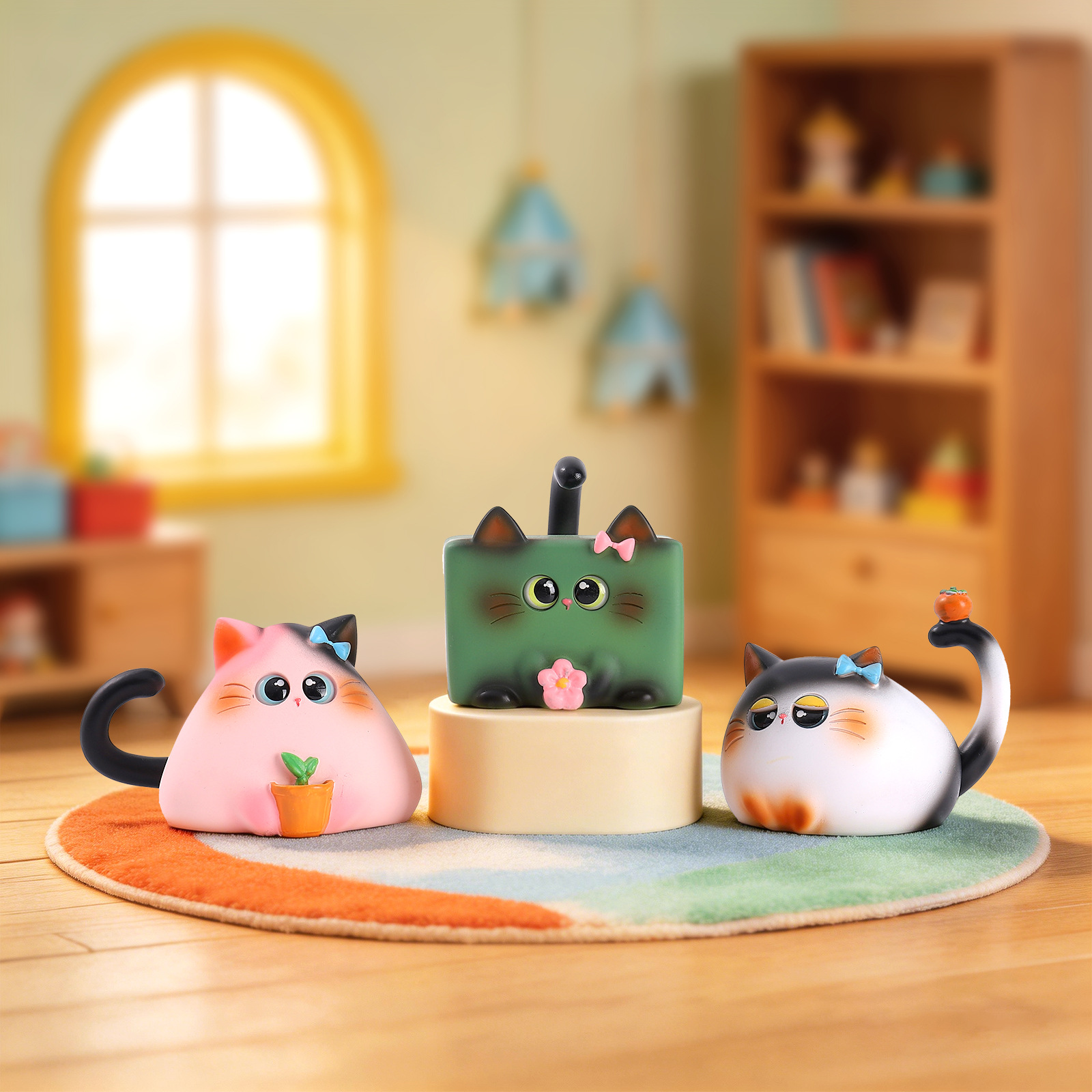 Blind Box Kat Beeldje Hars Cre - Art Craft Items recensie en prijs