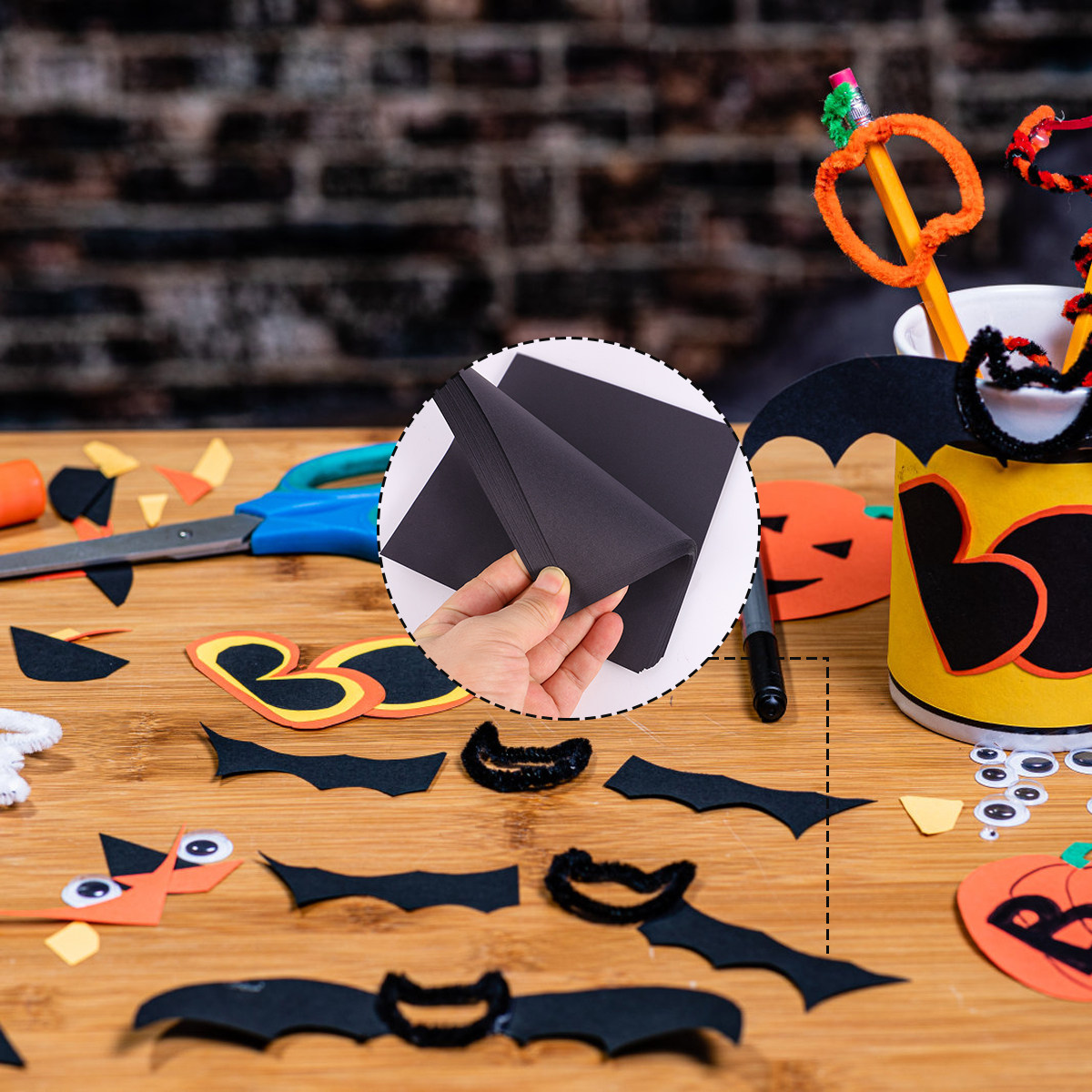 100 stuks zwart vierkant vouwp - Art Craft Using Paper recensie en prijs