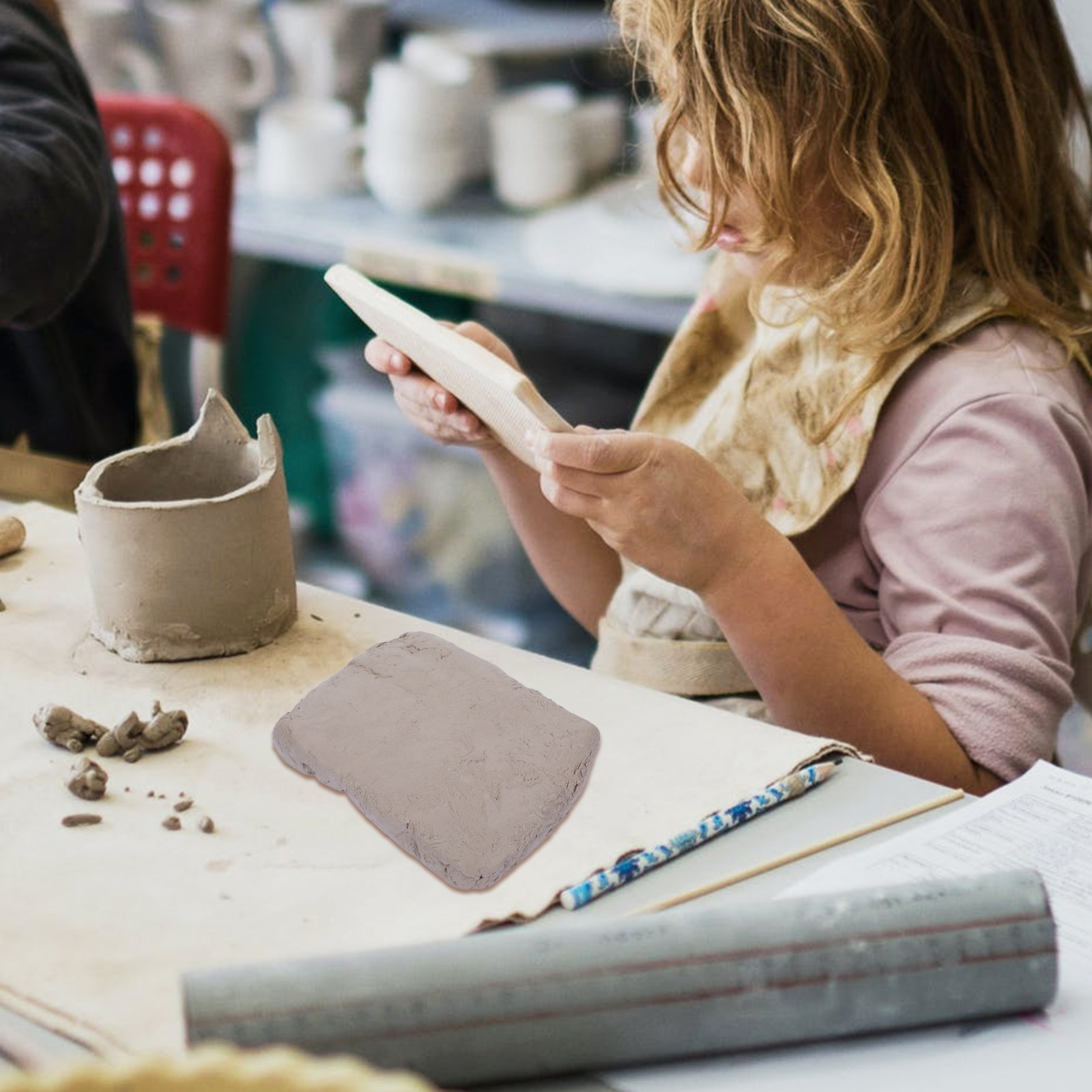 1Set Witte Luchtdroge Klei voo - Art Craft Project recensie en prijs
