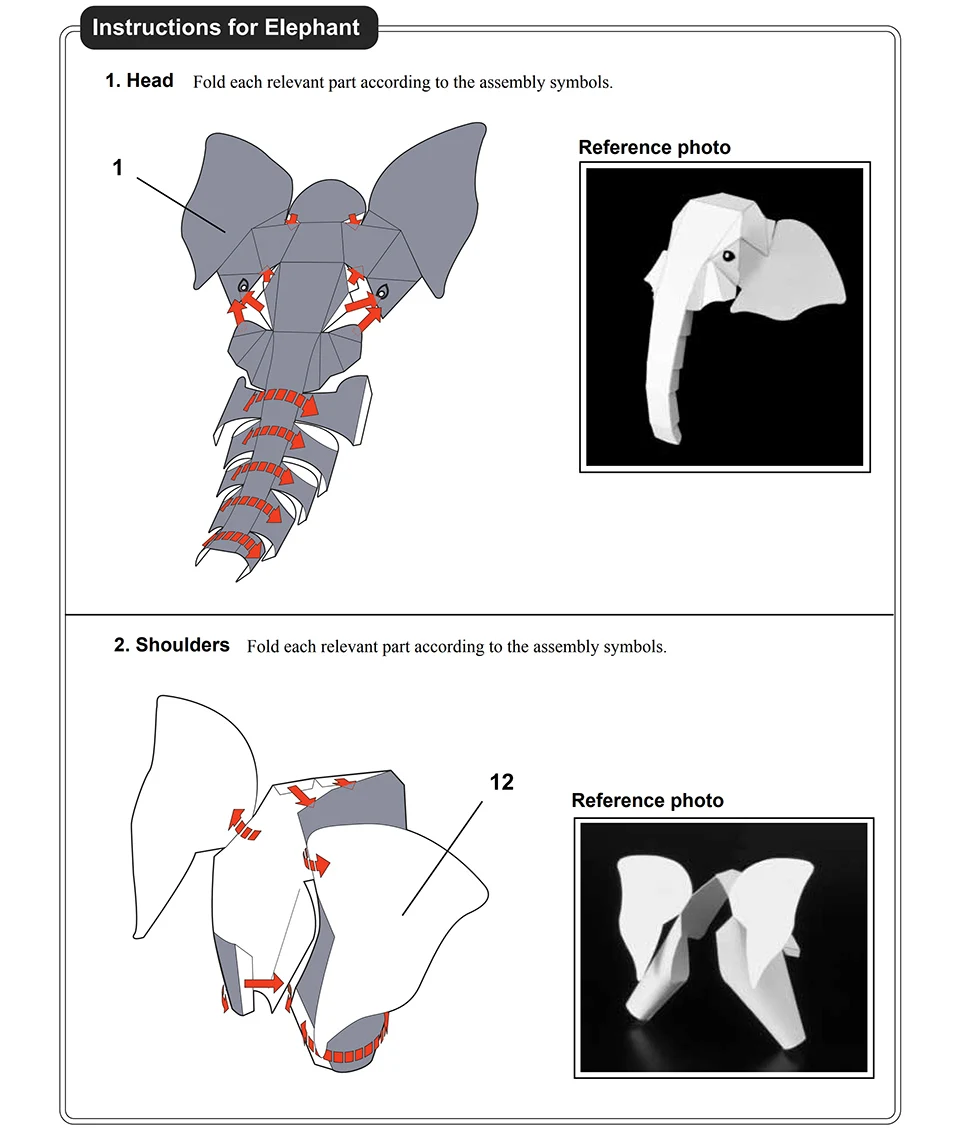 Afrikaanse Olifant Origami Art - Art Craft With Cardboard recensie en prijs