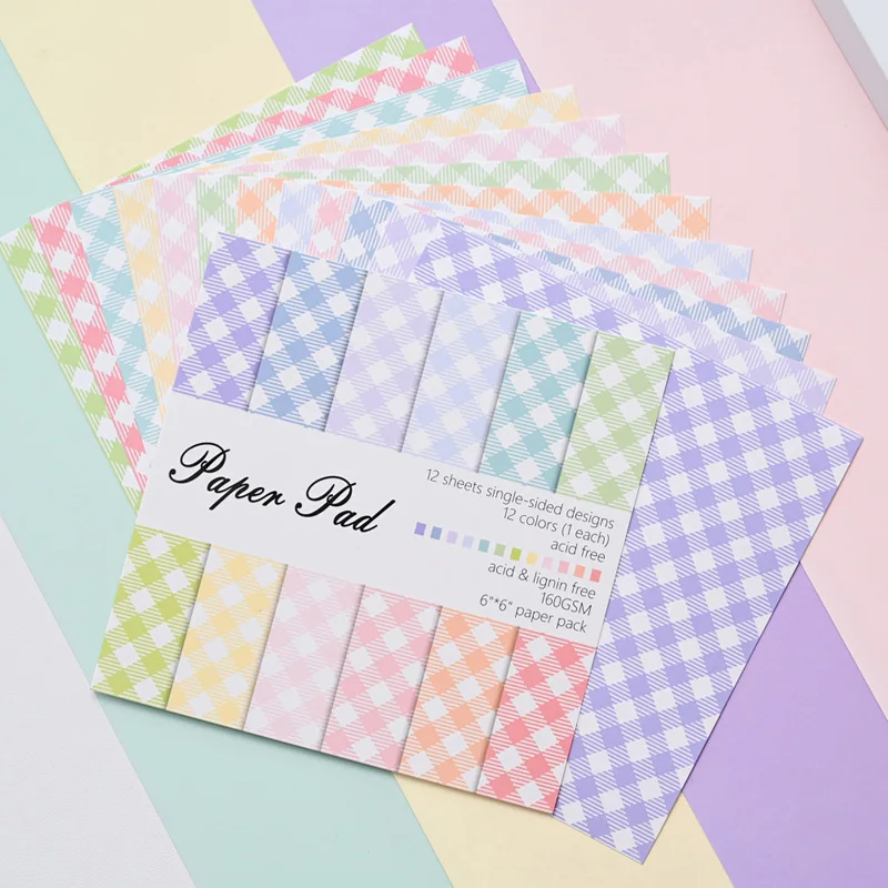 12 velletjes 6x6 inch papier m - Art Craft Background recensie en prijs