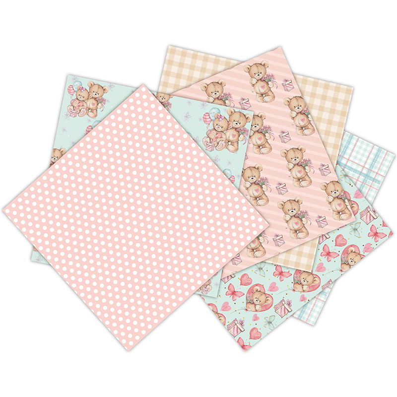 12 vellen kleine beer Scrapboo - Art Craft Background recensie en prijs