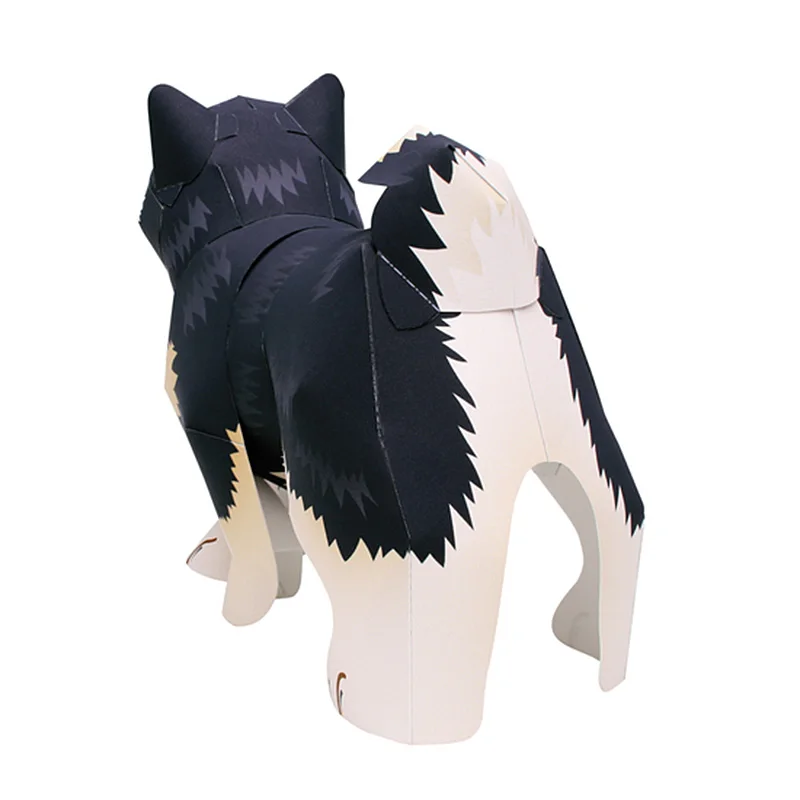 Zwarte Shiba Inu Hond Handgema - Art Craft With Cardboard recensie en prijs