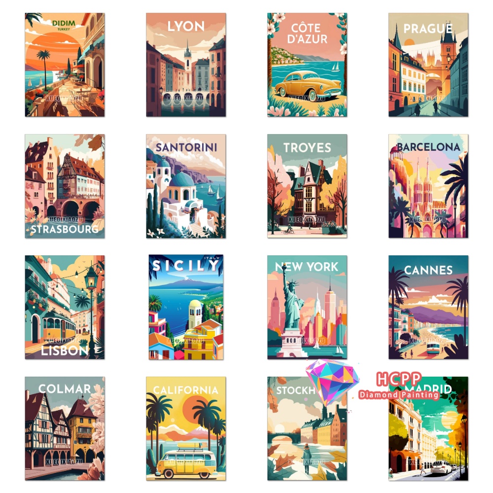 Milan New York Retro City Diam - Art And Craft New York recensie en prijs