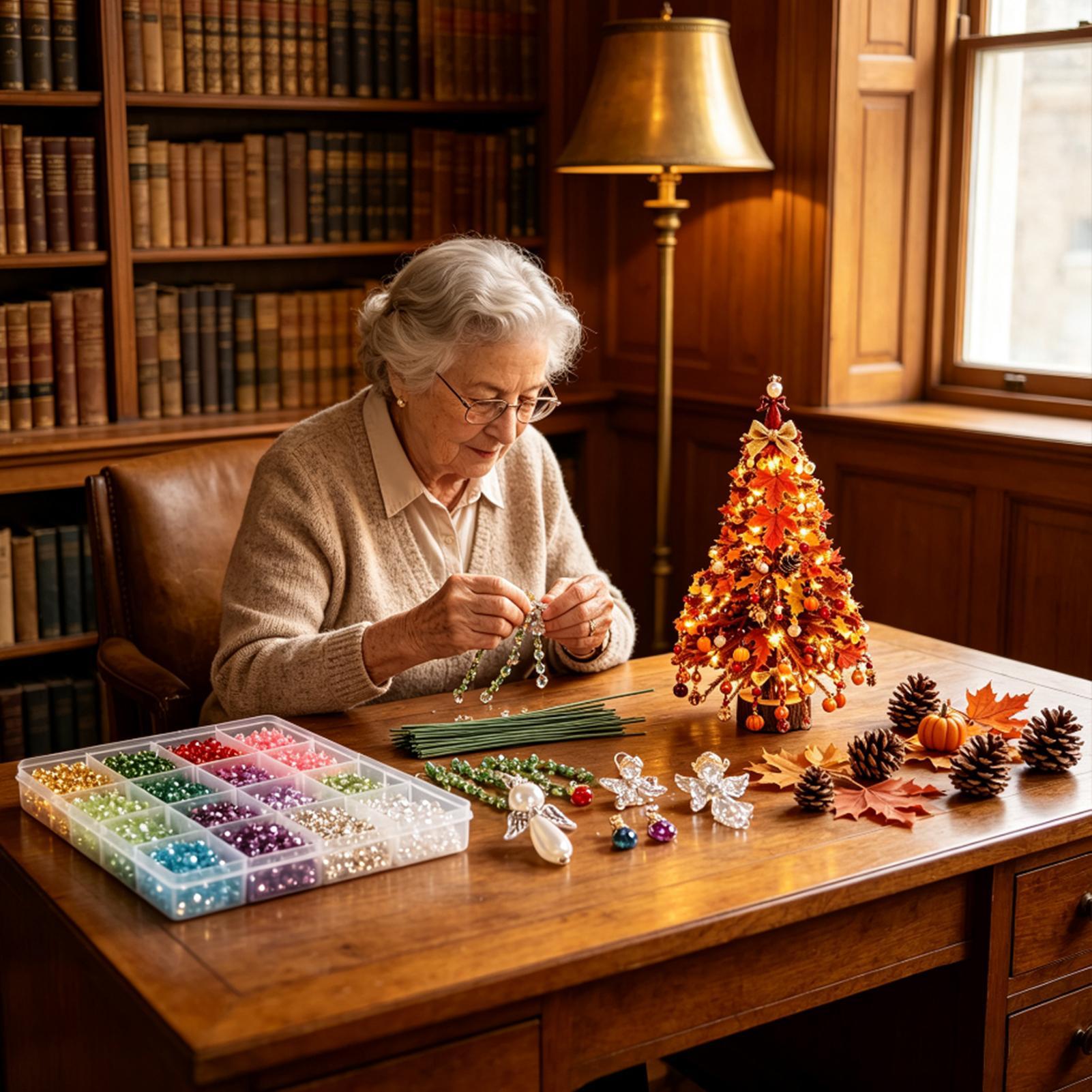 Kerstboom-kralenkunst Winterva - Art Craft Project recensie en prijs