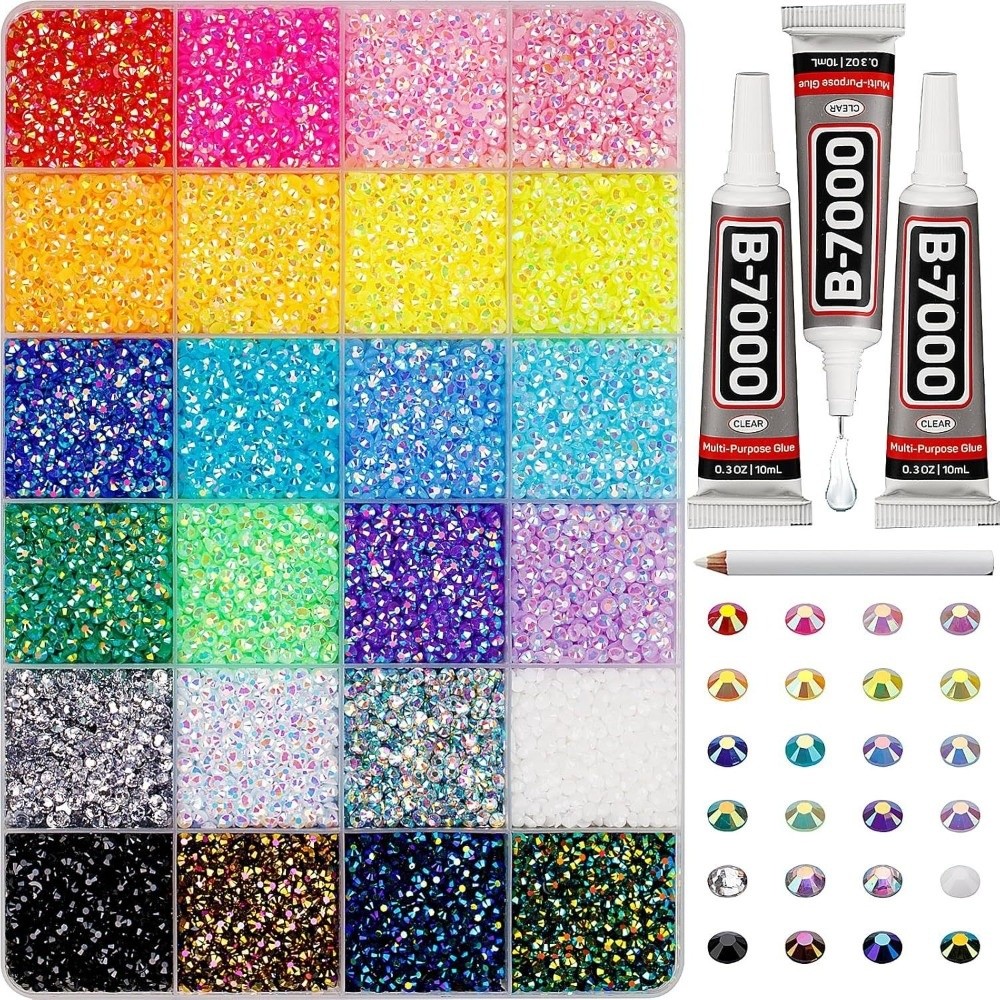 Multicolor hars strass steentj - Art Craft Items recensie en prijs