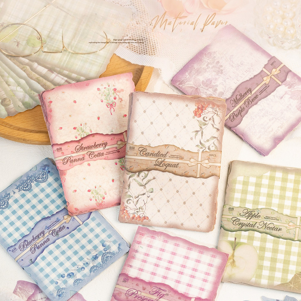 30 vellen vintage scrapbookpap - Art Craft Background recensie en prijs