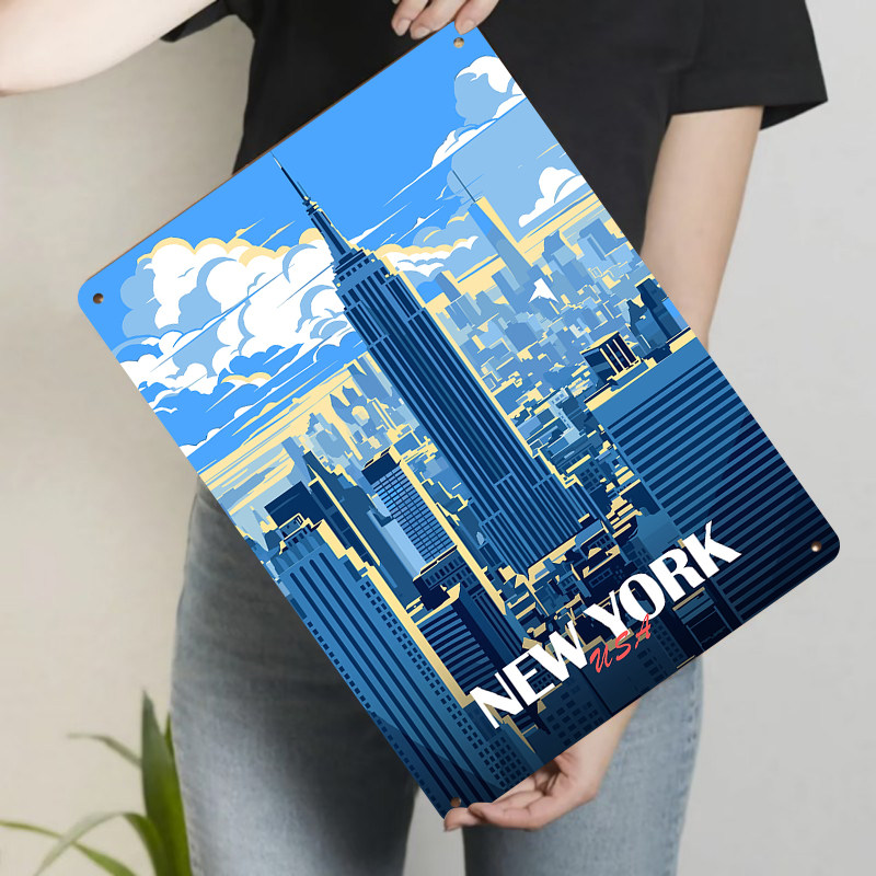 New York City Skyline Metal Wa - Art And Craft New York recensie en prijs