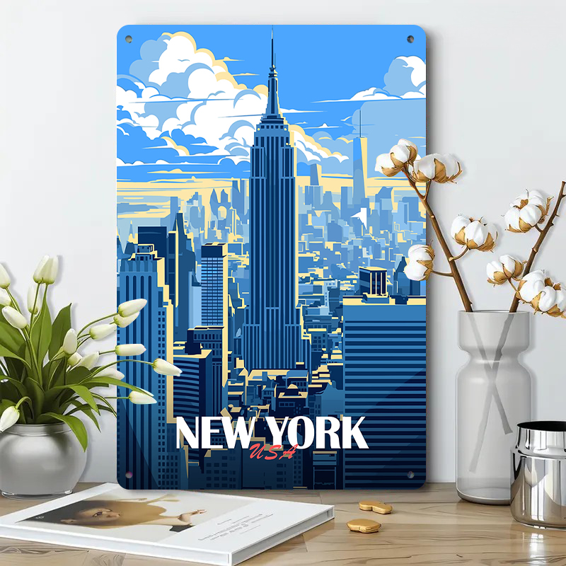 New York City Skyline Metal Wa - Art And Craft New York recensie en prijs