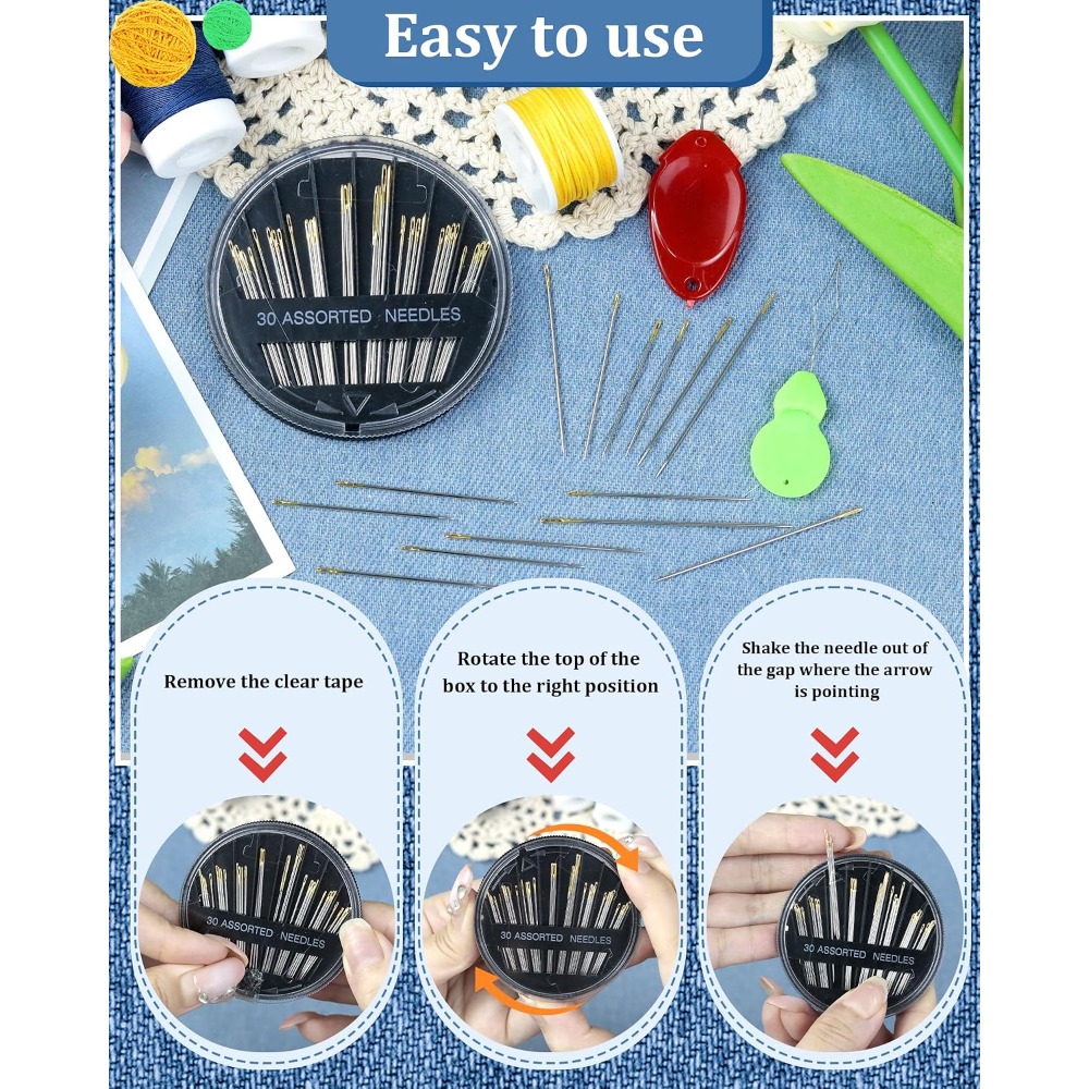 30-delige set stalen handnaald - Art Craft Project recensie en prijs