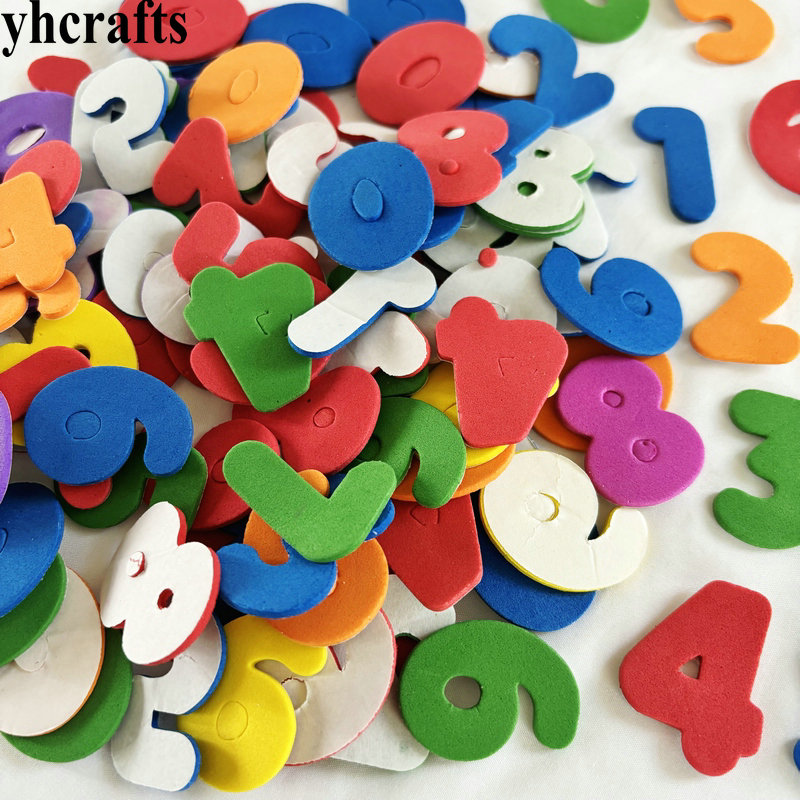 150PCS Gemengde kleur 0-9 numm - Art And Craft Letter Z recensie en prijs