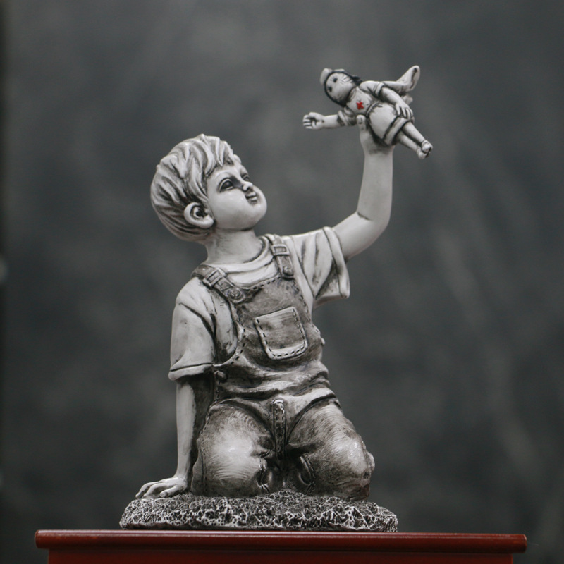 Banksy beeldje kunst ambachten - Art Craft Mother'S Day recensie en prijs