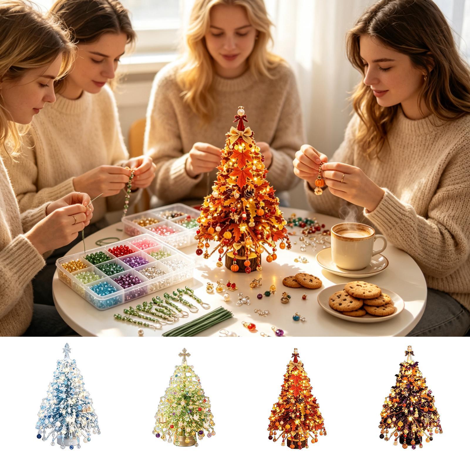 Kerstboomset met kralen, sproo - Art Craft Tree recensie en prijs