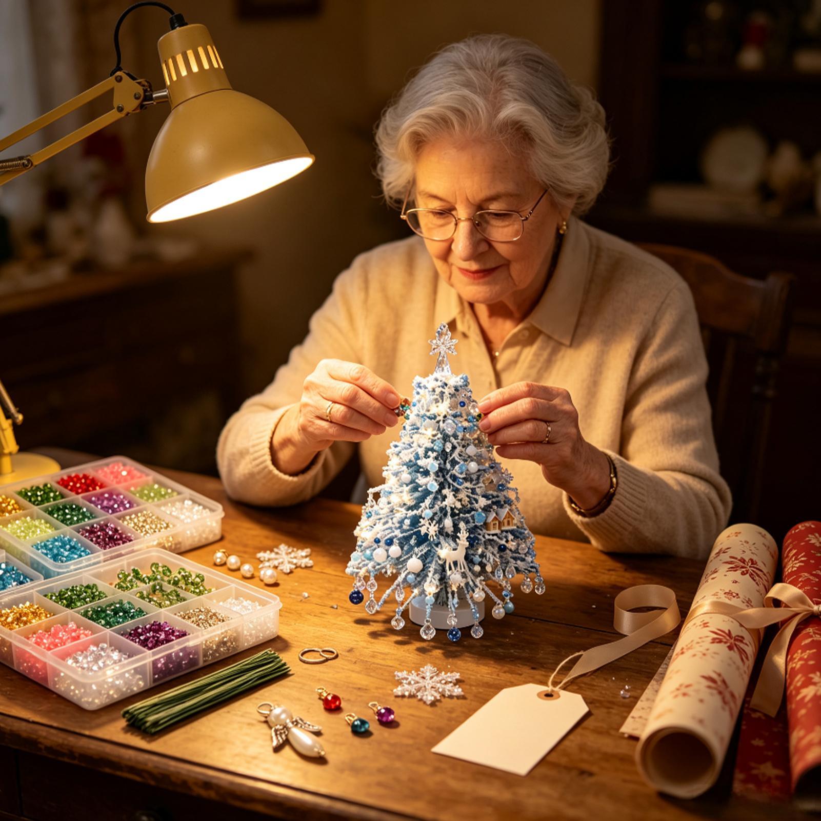 Kerstboomset met kralen, sproo - Art Craft Tree recensie en prijs