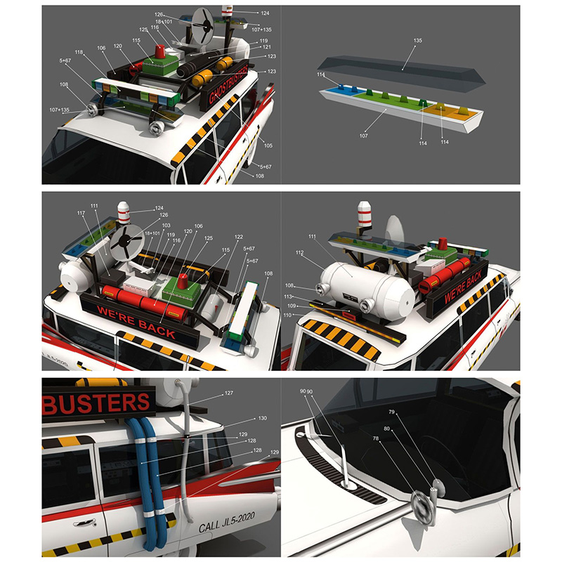 Ghostbusters Auto Ecto-1A 1:20 - Art Craft With Cardboard recensie en prijs