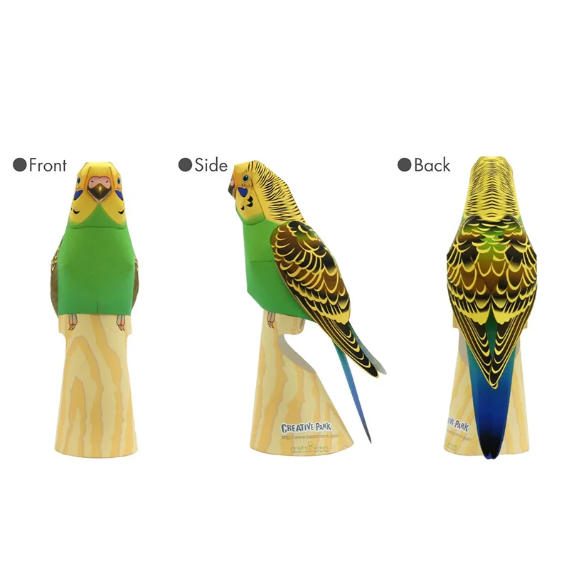 Grasparkiet Papegaai Vogel Han - Art Craft With Cardboard recensie en prijs