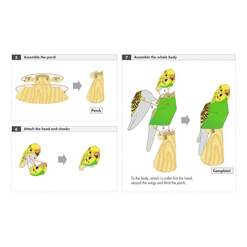 Grasparkiet Papegaai Vogel Han - Art Craft With Cardboard recensie en prijs