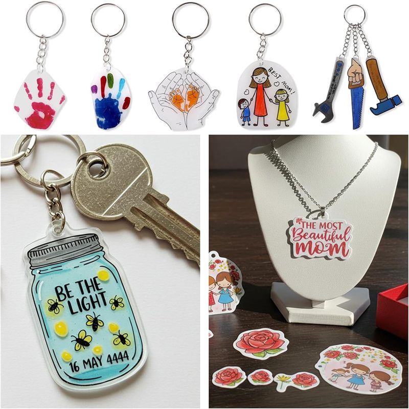 LIKE WISH Krimpfolie kunstblad - Art Craft Mother'S Day recensie en prijs