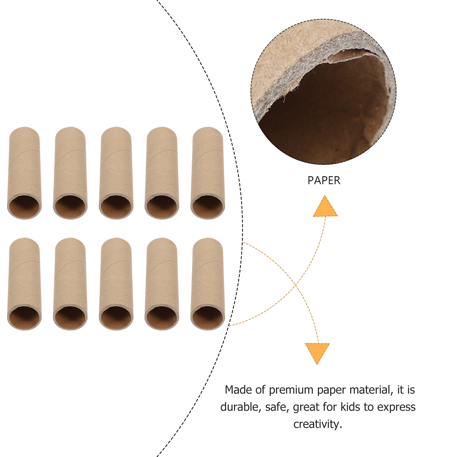 15 stuks kraftpapierbuizen, ro - Art Craft With Cardboard recensie en prijs