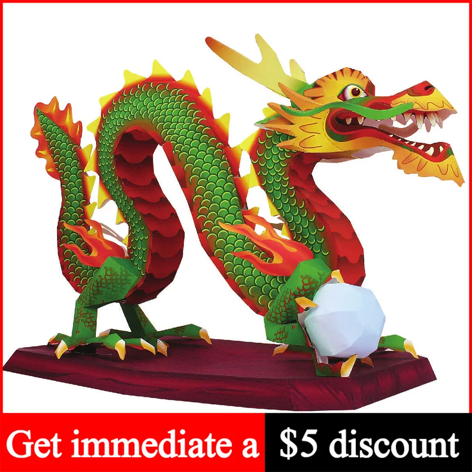 Chinese Draak Loong Handgemaak - Art Craft With Cardboard recensie en prijs