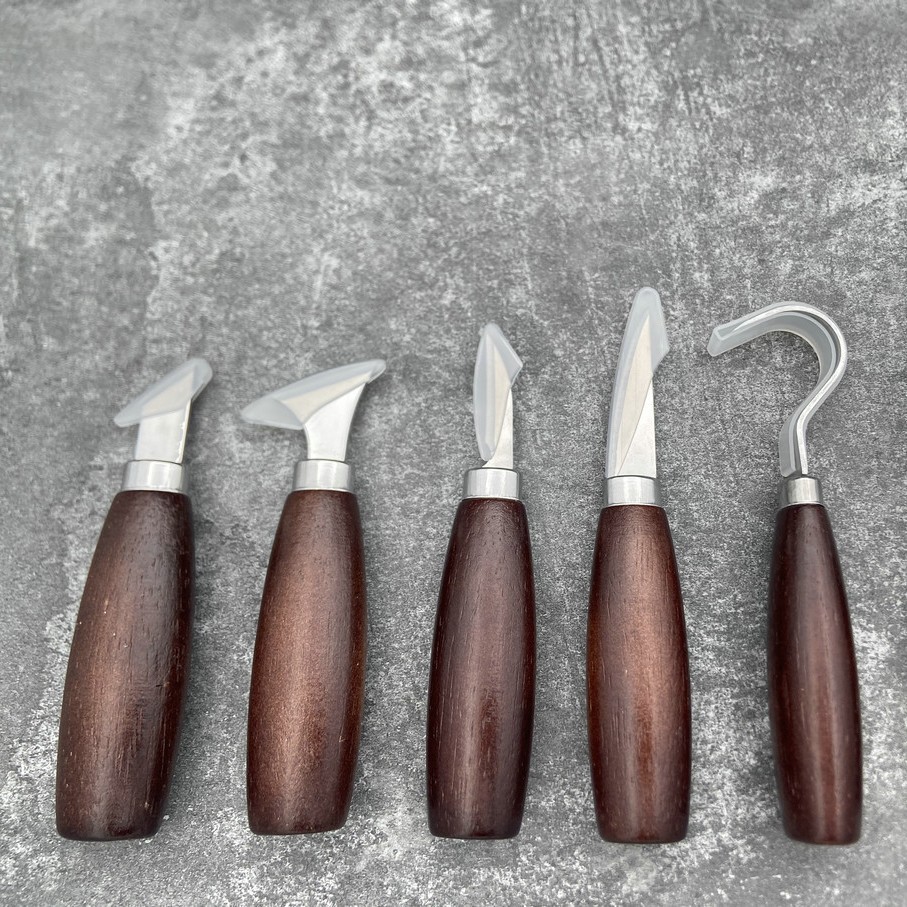 5-delige houtsnijset met eiken - Art Craft Knife recensie en prijs