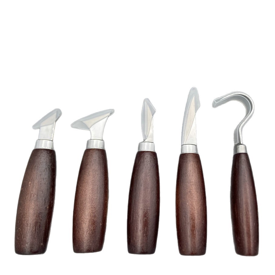 5-delige houtsnijset met eiken - Art Craft Knife recensie en prijs